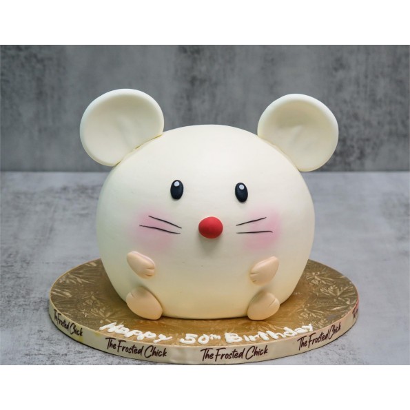 Mouse Cake, zodiac rat cake, zodiac mouse